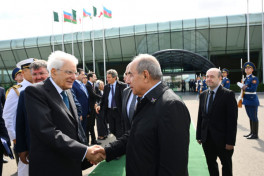 Italian President completes official visit to Azerbaijan