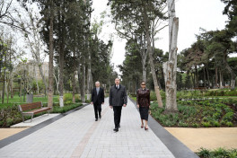 President Ilham Aliyev and First Lady Mehriban Aliyeva inaugurated new park in Baku’s Narimanov district