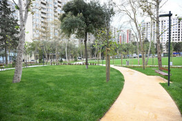 President Ilham Aliyev and First Lady Mehriban Aliyeva inaugurated new park in Baku’s Narimanov district