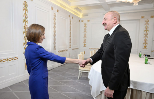 President of Azerbaijan Ilham Aliyev met with President of Moldova in Copenhagen