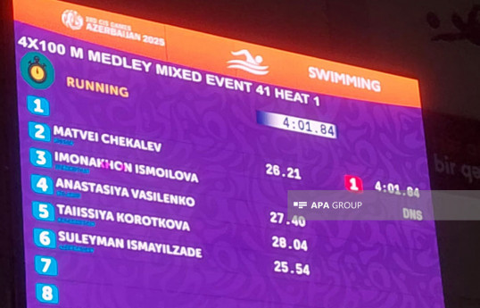 3rd CIS Games: Azerbaijani swimmer wins gold medal -PHOTO 