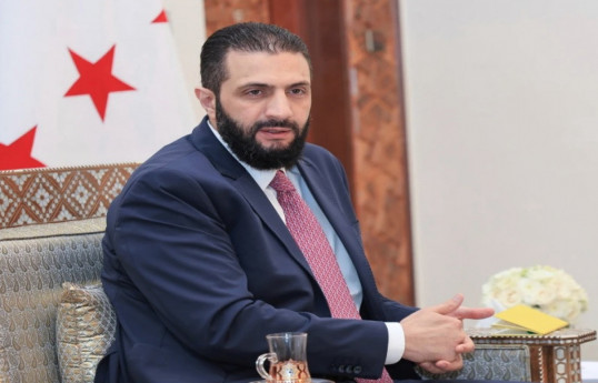 Syrian interim President Ahmad al-Sharaa