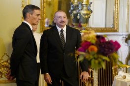 President of Azerbaijan Ilham Aliyev attended banquet in Copenhagen