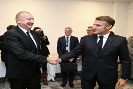 President of Azerbaijan Ilham Aliyev met with President of France in Copenhagen -UPDATED 