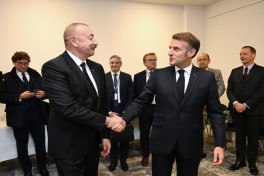 President of Azerbaijan Ilham Aliyev met with President of France in Copenhagen -UPDATED 
