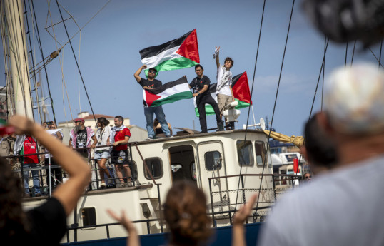 Four Global Sumud Flotilla activists have been deported from Israel, Foreign Ministry says
