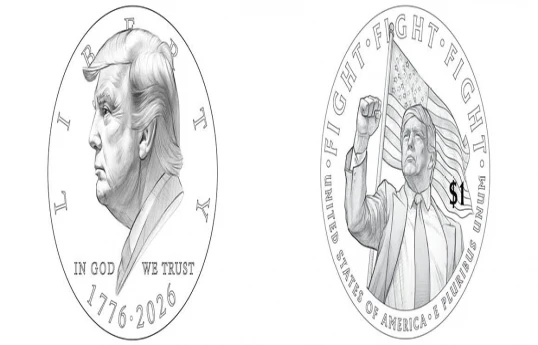 Treasury Department considers minting $1 Trump coin
