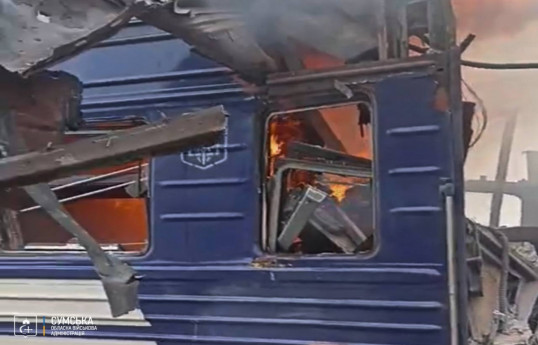 30 injured in Russian army strike on railway station