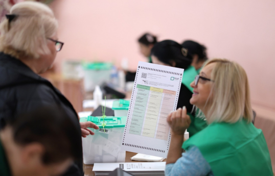 73% of ballots counted in Georgia, ruling party leads