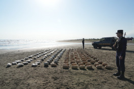 510 kg of drugs were prevented from being smuggled from Iran to Azerbaijan via Caspian Sea