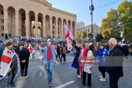 Protesters brake gates of Atoneli presidential palace-UPDATED -PHOTO 