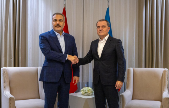 Azerbaijani, Turkish FMs meet in Gabala
