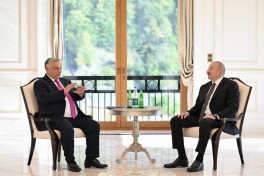 President of Azerbaijan Ilham Aliyev met with Prime Minister of Hungary in Gabala-UPDATED 