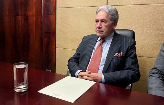 New Zealand's Foreign Minister Winston Peters