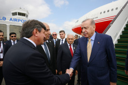 President of Türkiye Recep Tayyip Erdoğan arrives in Azerbaijan-UPDATED-1 