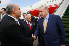 President of Türkiye Recep Tayyip Erdoğan arrives in Azerbaijan-UPDATED-1 