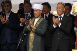 Foundation stone for mosque to be built in Fuzuli by Turkmenistan laid online -UPDATED-1 -PHOTO 