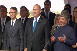 Foundation stone for mosque to be built in Fuzuli by Turkmenistan laid online -UPDATED-1 -PHOTO 