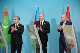 Foundation stone for mosque to be built in Fuzuli by Turkmenistan laid online -UPDATED-1 -PHOTO 