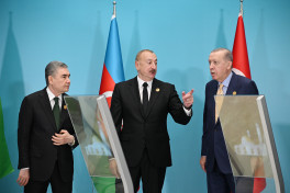 Foundation stone for mosque to be built in Fuzuli by Turkmenistan laid online -UPDATED-1 -PHOTO 