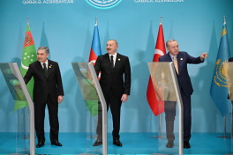 Foundation stone for mosque to be built in Fuzuli by Turkmenistan laid online -UPDATED-1 -PHOTO 