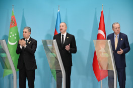 Foundation stone for mosque to be built in Fuzuli by Turkmenistan laid online -UPDATED-1 -PHOTO 