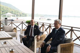 Official luncheon hosted in honor of heads of state and government attending OTS Summit in Gabala