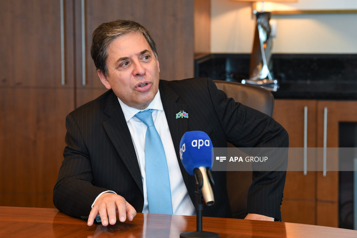 Manuel Montenegro, the Extraordinary and Plenipotentiary Ambassador of Brazil to Azerbaijan