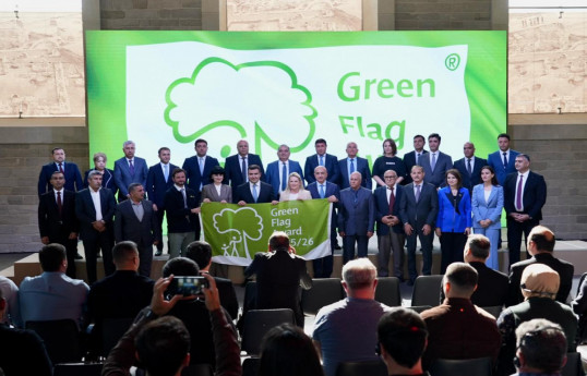 Baku Boulevard awarded the prestigious international “Green Flag Award”