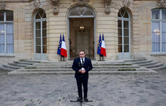 Caretaker French Prime Minister Sebastien Lecornu