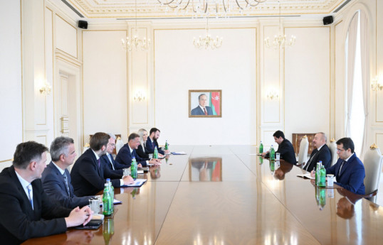 President Ilham Aliyev received Croatian parliamentary delegation