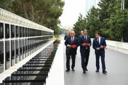 Speaker of Croatian Parliament visits the Alleys of Honor and Martyrs