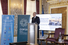Vice-President of Heydar Aliyev Foundation Leyla Aliyeva attended Flagship Climate Dialogue in London