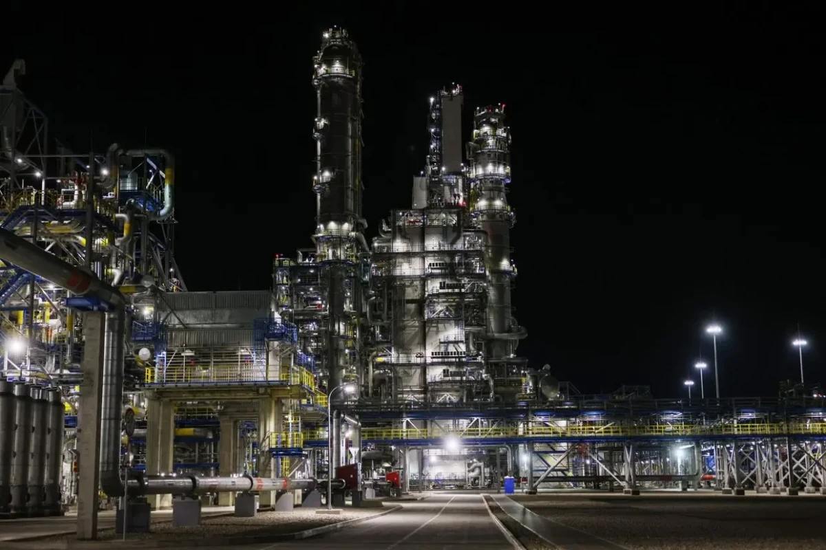 Fire breaks out at Russian gas plant after reported drone strike