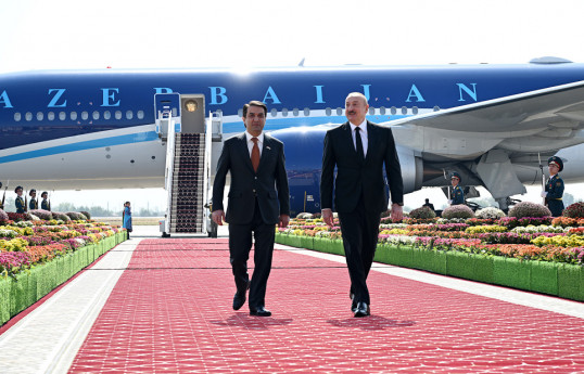 President of Azerbaijan Ilham Aliyev arrived in Tajikistan-PHOTO 
