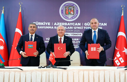 Defense Ministers of Azerbaijan, Georgia, Türkiye hold trilateral meeting-UPDATED -PHOTO 