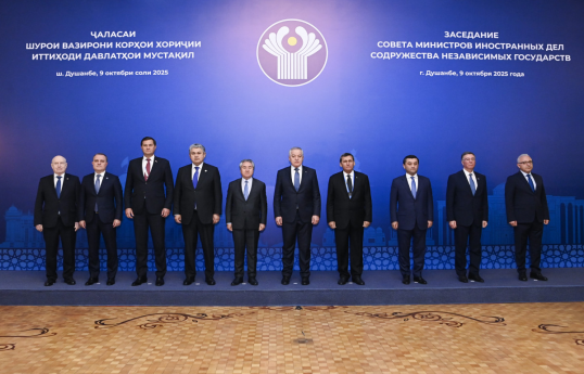 Azerbaijani FM attended and addressed CIS Council of Foreign Ministers meeting in Dushanbe