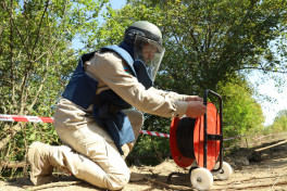 Controlled fragmentation MON-50 booby trap mine was discovered in Khojavand-PHOTO 