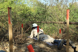 Controlled fragmentation MON-50 booby trap mine was discovered in Khojavand-PHOTO 