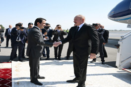 President of Azerbaijan Ilham Aliyev arrived in Tajikistan-PHOTO 