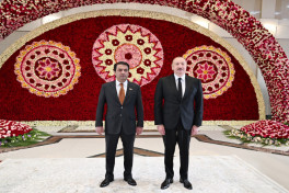 President of Azerbaijan Ilham Aliyev arrived in Tajikistan-PHOTO 