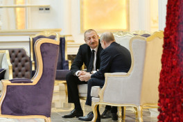 President of Azerbaijan Ilham Aliyev held one-on-one meeting with President of Russia Vladimir Putin in Dushanbe -PHOTO -UPDATED-1 