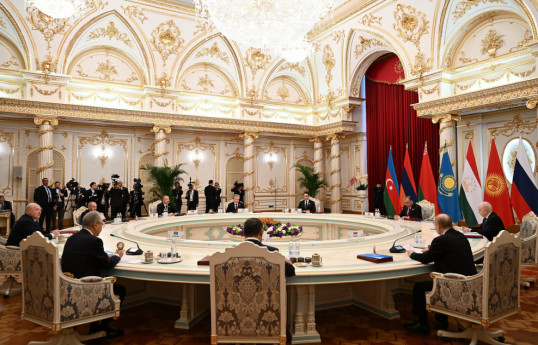 President Ilham Aliyev addressed limited-format meeting of CIS Heads of State Council in Dushanbe -UPDATED-1 