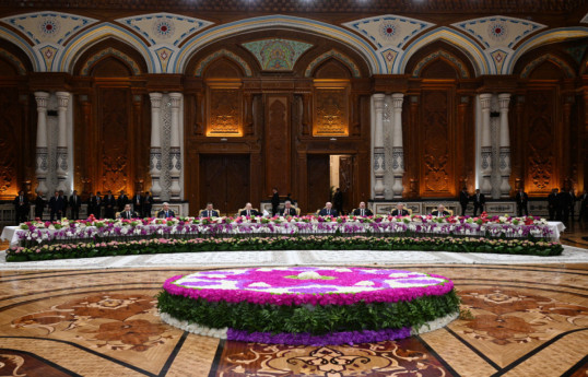 President Ilham Aliyev attended official banquet in honor of CIS heads of state in Dushanbe