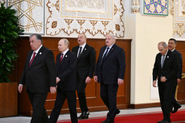 President Ilham Aliyev addressed limited-format meeting of CIS Heads of State Council in Dushanbe -UPDATED-1 