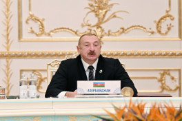 President Ilham Aliyev addressed limited-format meeting of CIS Heads of State Council in Dushanbe -UPDATED-1 