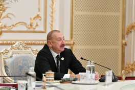 President Ilham Aliyev addressed limited-format meeting of CIS Heads of State Council in Dushanbe -UPDATED-1 