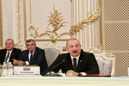 President Ilham Aliyev addressed limited-format meeting of CIS Heads of State Council in Dushanbe -UPDATED-1 
