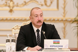President Ilham Aliyev addressed limited-format meeting of CIS Heads of State Council in Dushanbe -UPDATED-1 