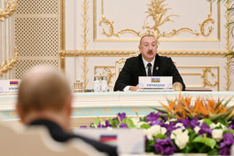 President Ilham Aliyev addressed limited-format meeting of CIS Heads of State Council in Dushanbe -UPDATED-1 